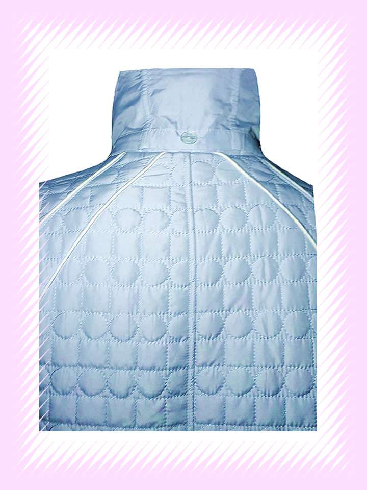 Sky Blue Mid-Length Puffer Jacket - Image 6