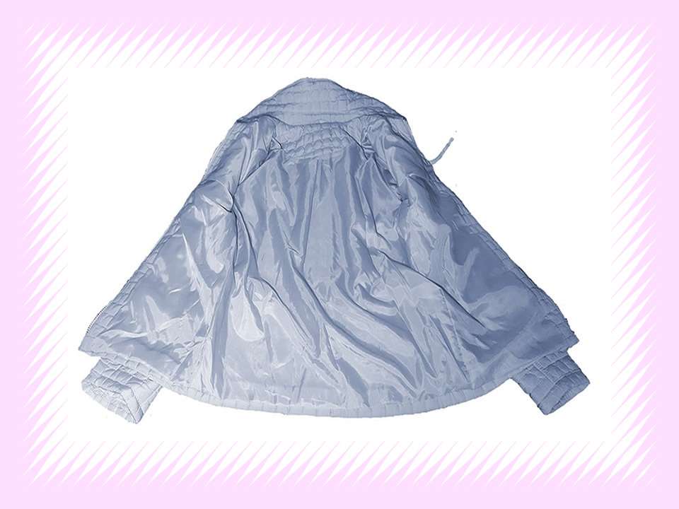 Sky Blue Mid-Length Puffer Jacket - Image 8