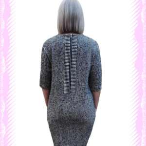 Herringbone Tweed Dress
