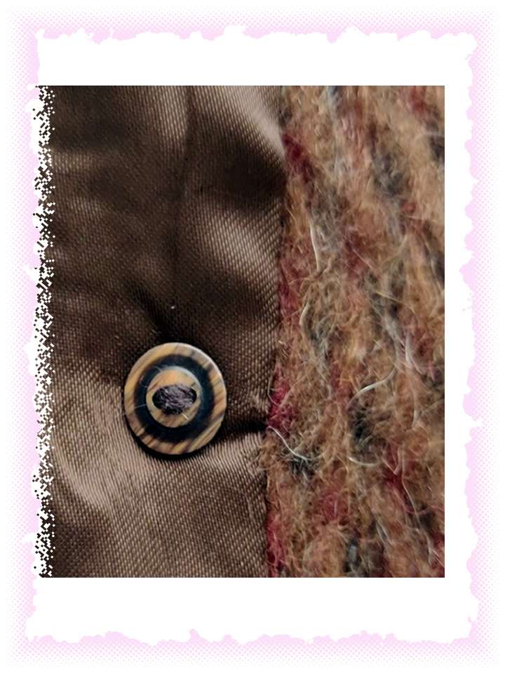Alpaca Unique Brown Wool Coat - Image 7