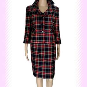 RED TARTAN TAILORED SUITS