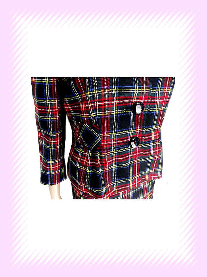 RED TARTAN TAILORED SUITS - Image 6