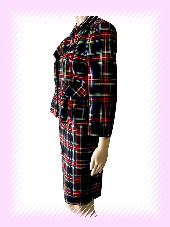 RED TARTAN TAILORED SUITS - Image 3