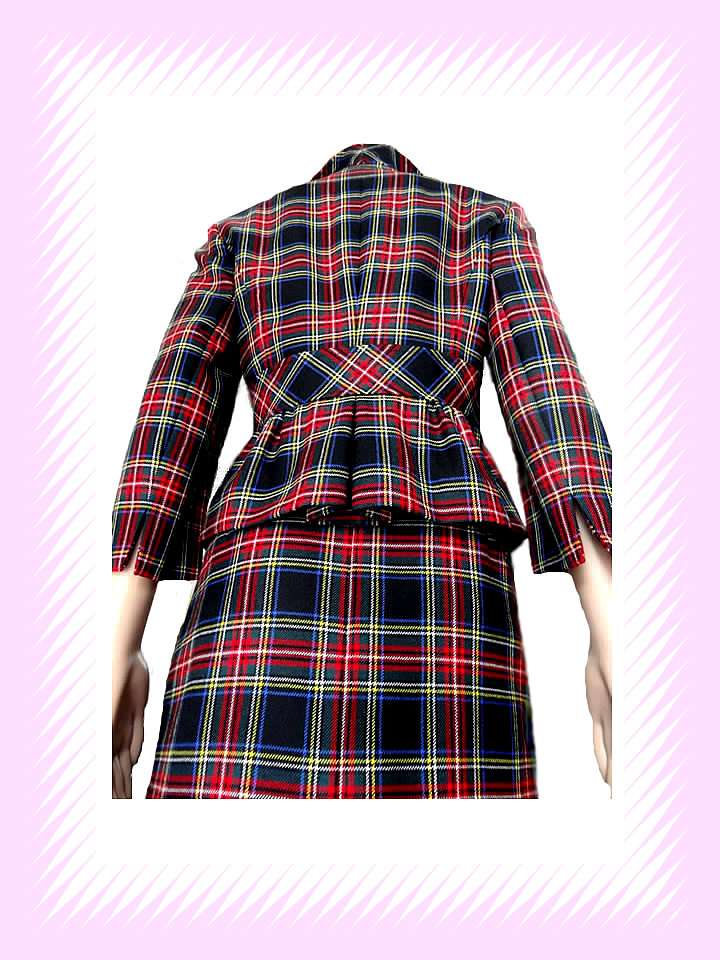RED TARTAN TAILORED SUITS - Image 4